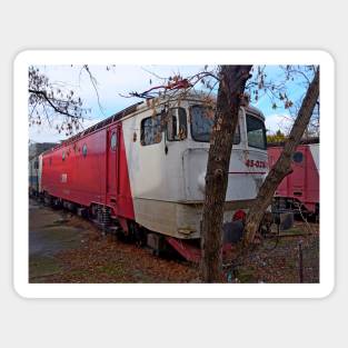 Disused loco, Romania Sticker